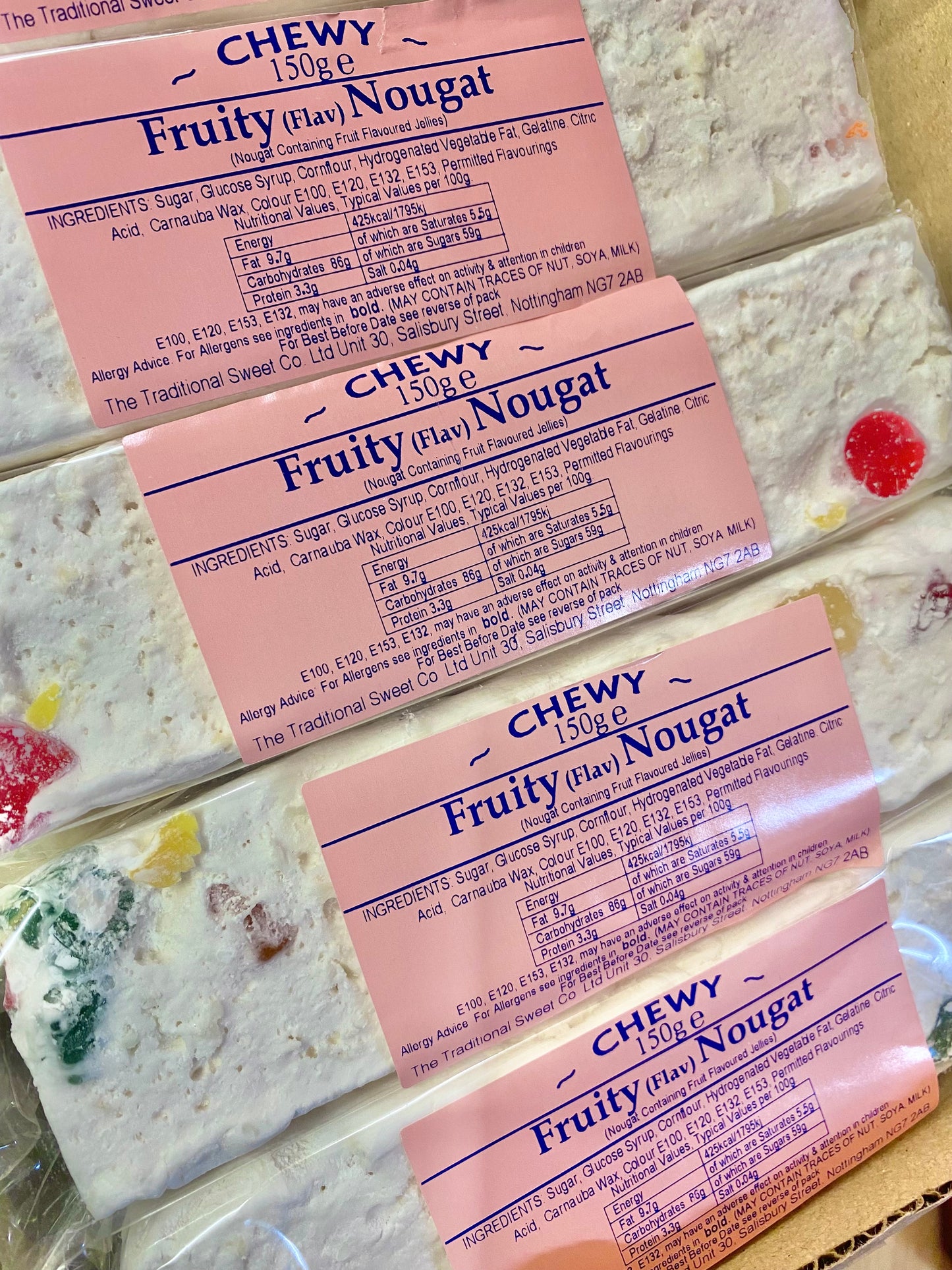 Fruity Nougat Bar 150g