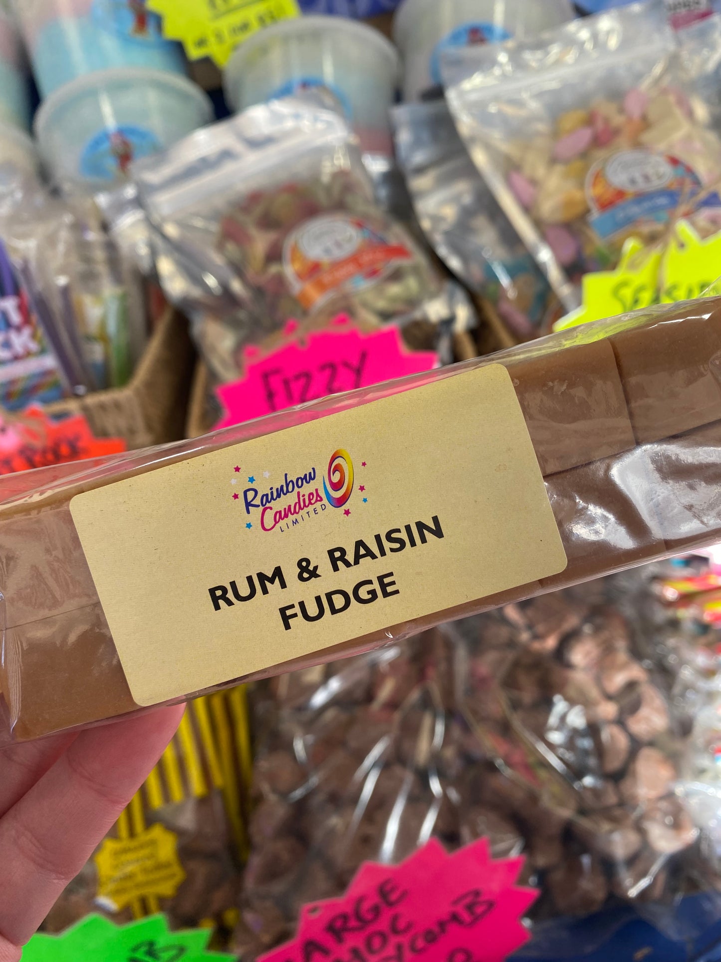 Rum & Raisin Fudge Bar