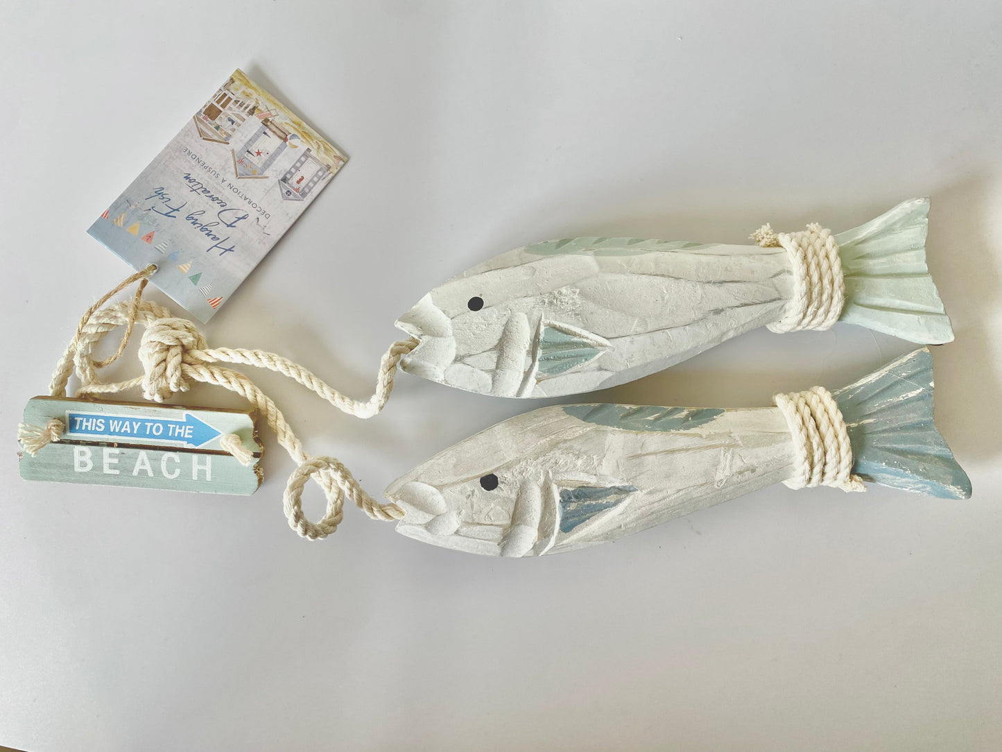 Wooden hanging fish