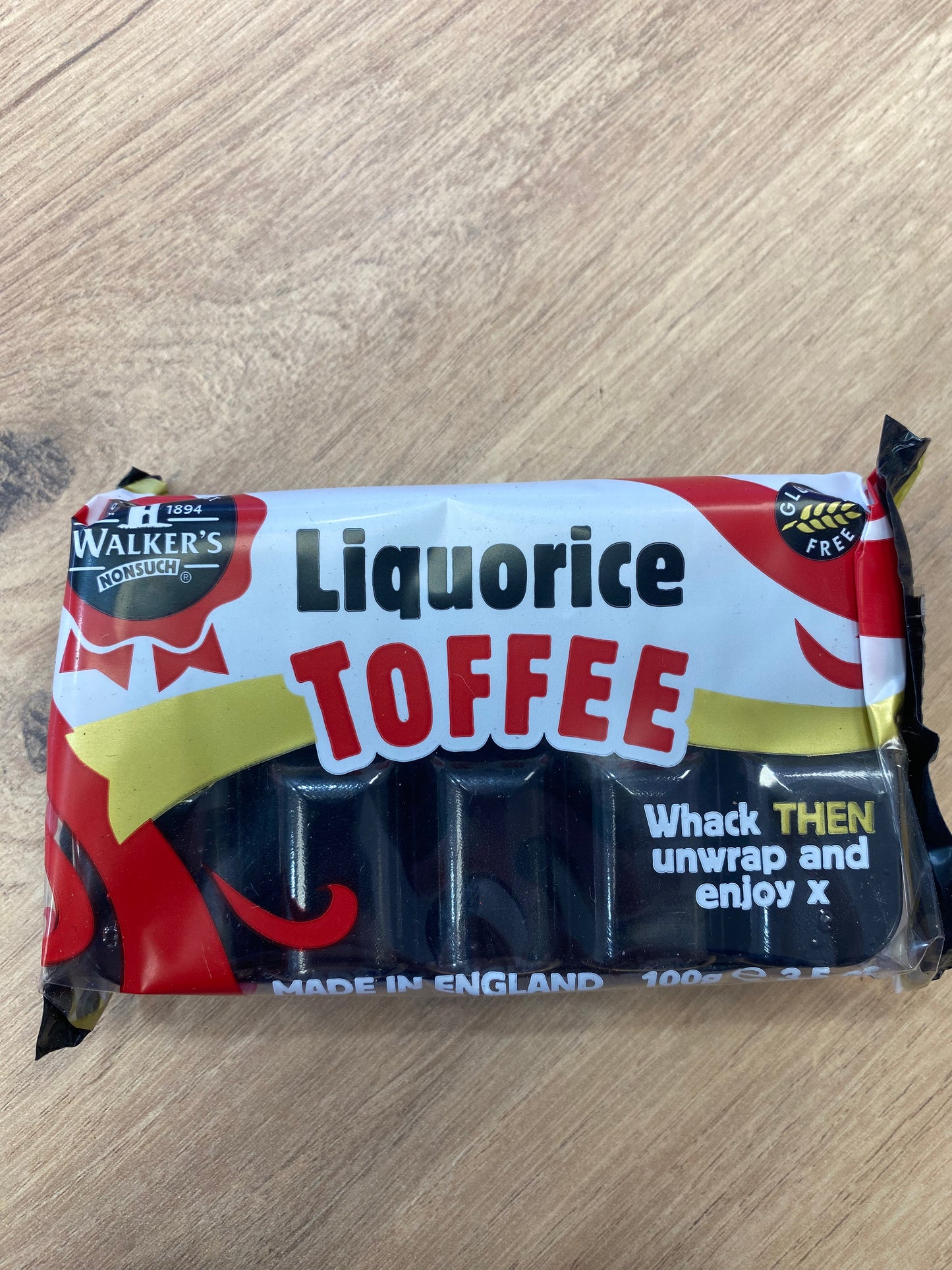 Walkers Liquorice Toffee Bar