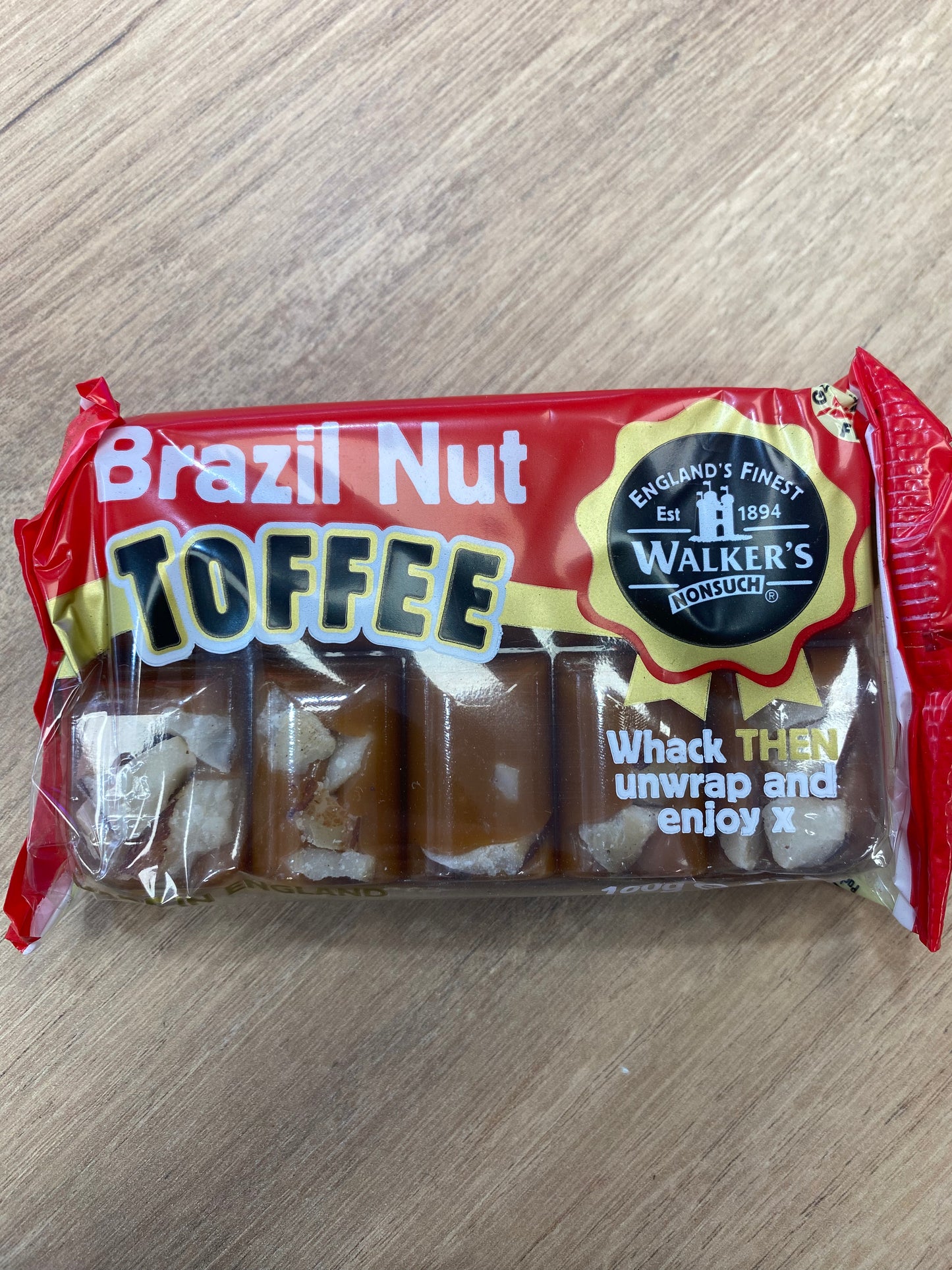 Brazil Nut Toffee Bar