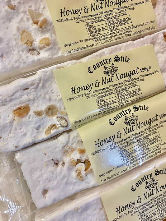 Honey & Nut Nougat Bar 150g