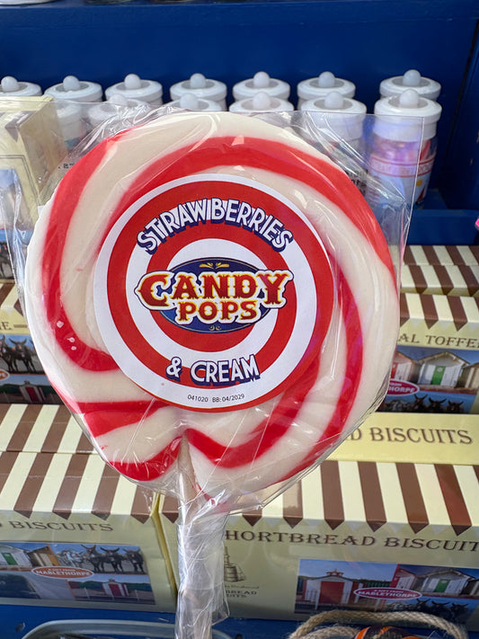 Strawberry & Cream Lolly